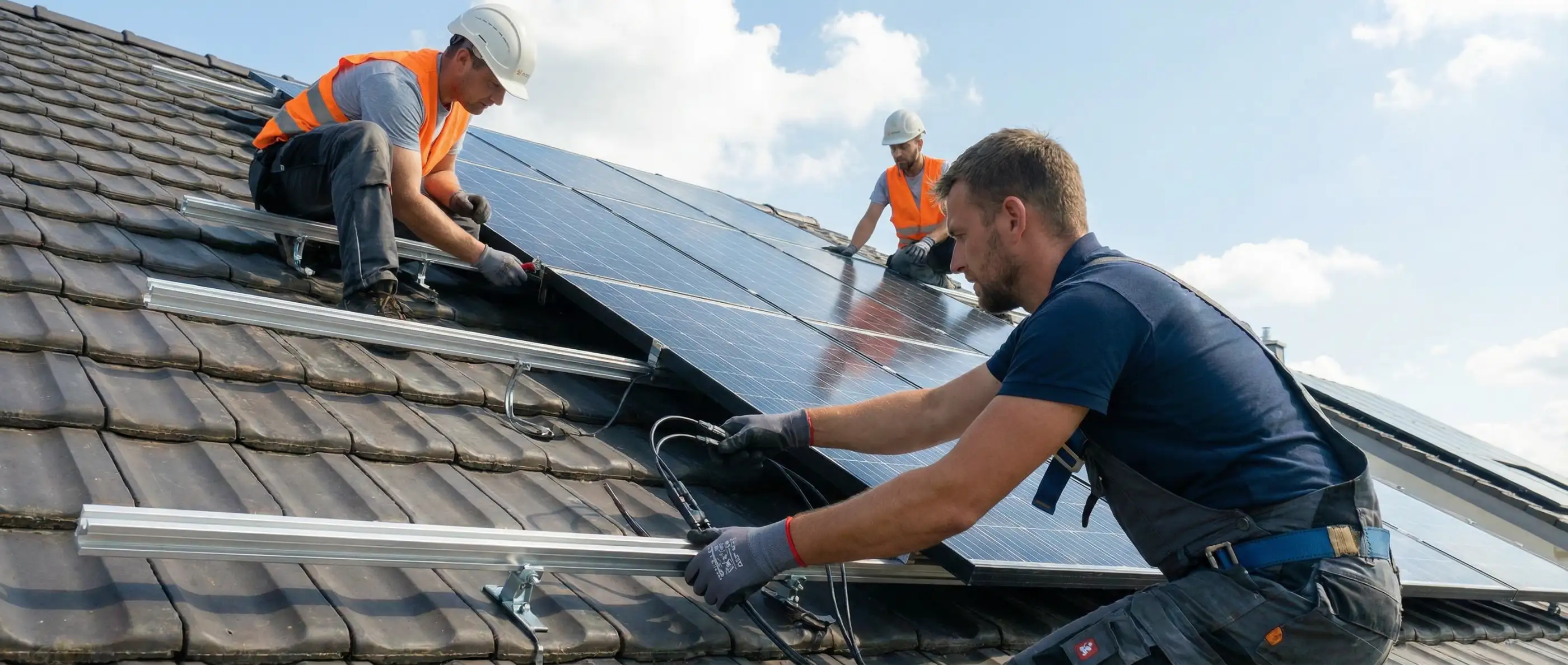 Solar panels installation