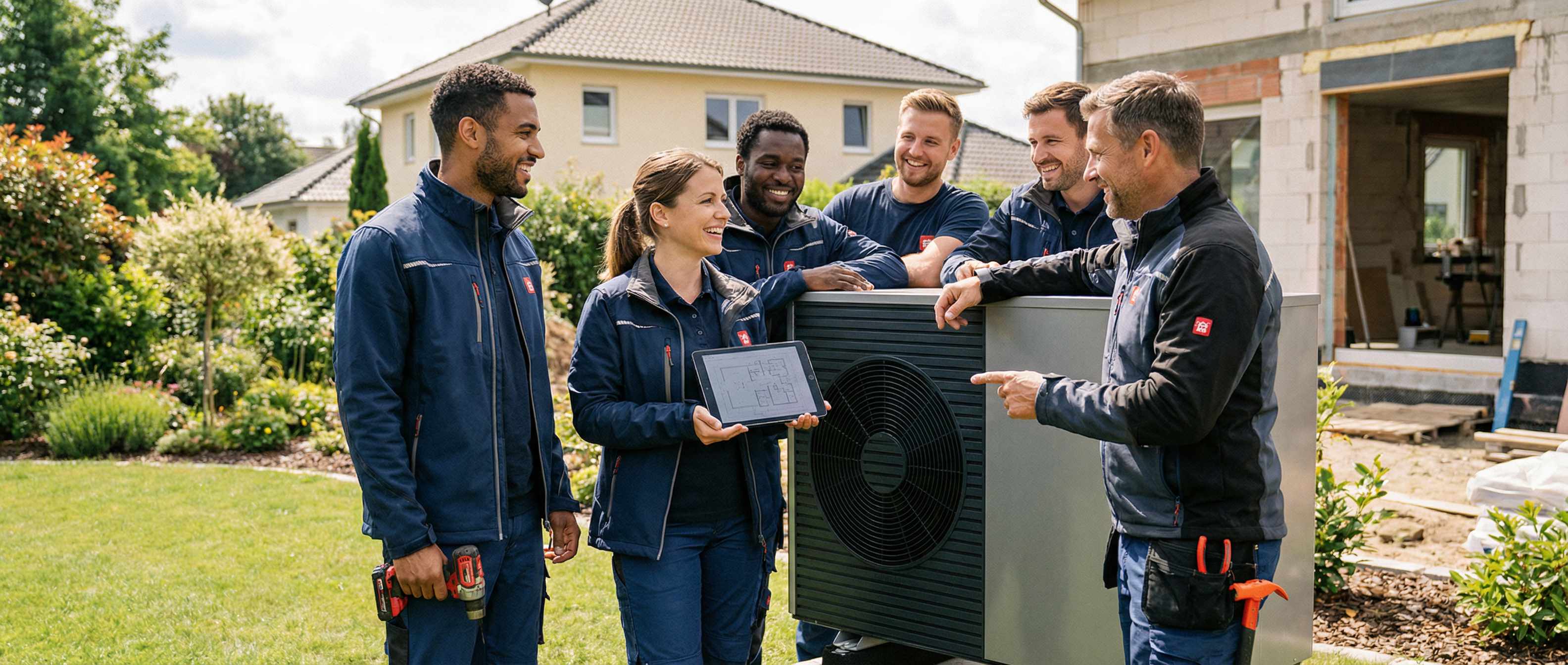 Wärmepumpen-Installation